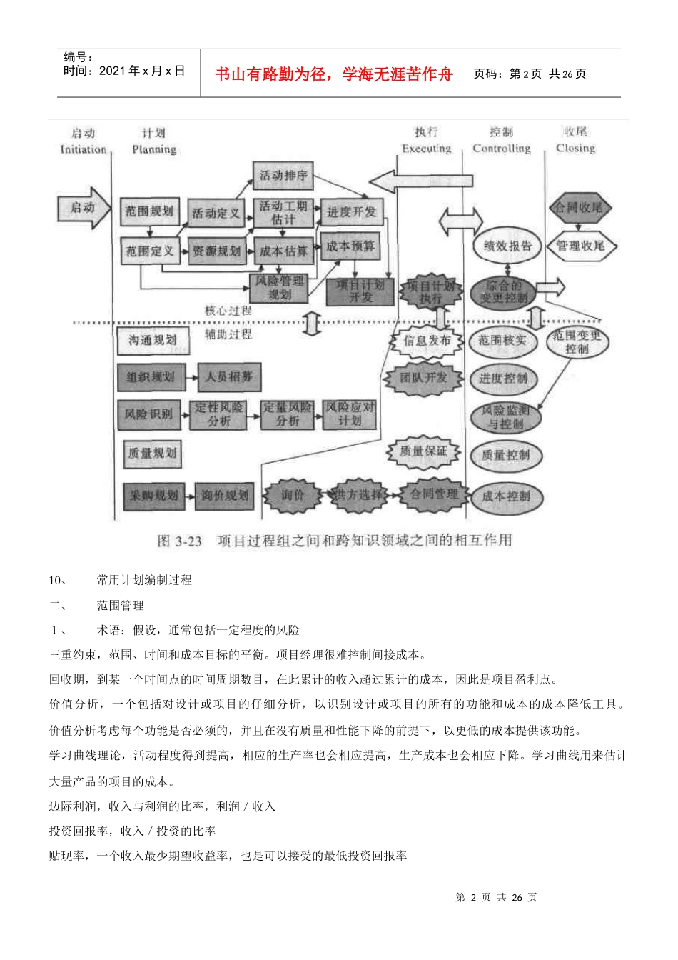 项目管理学习笔记_第2页