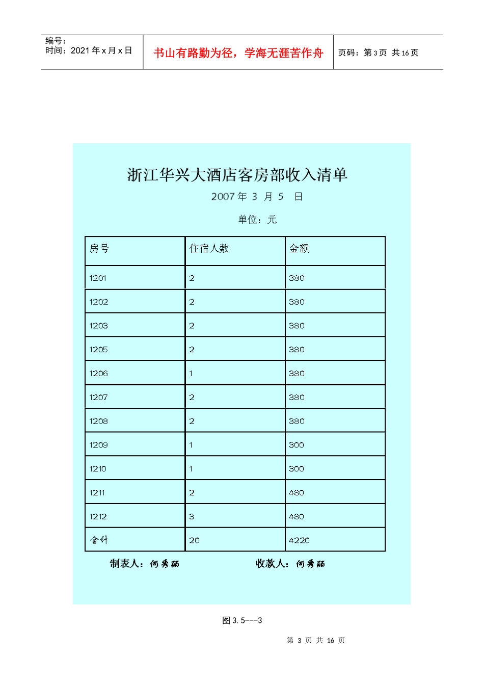 项目四营业税的核算一、训练目的：1、能够进行营业税应纳_第3页