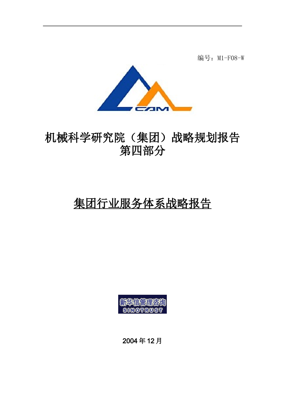 集团行业服务体系战略报告_第1页