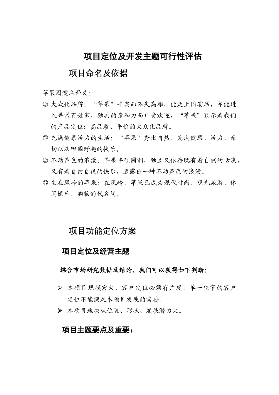 项目定位及开发主题可行性评估_第1页