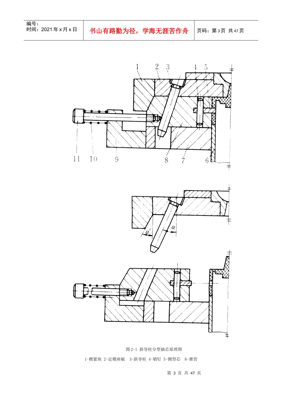 项目二 斜导柱侧抽芯机构_第3页