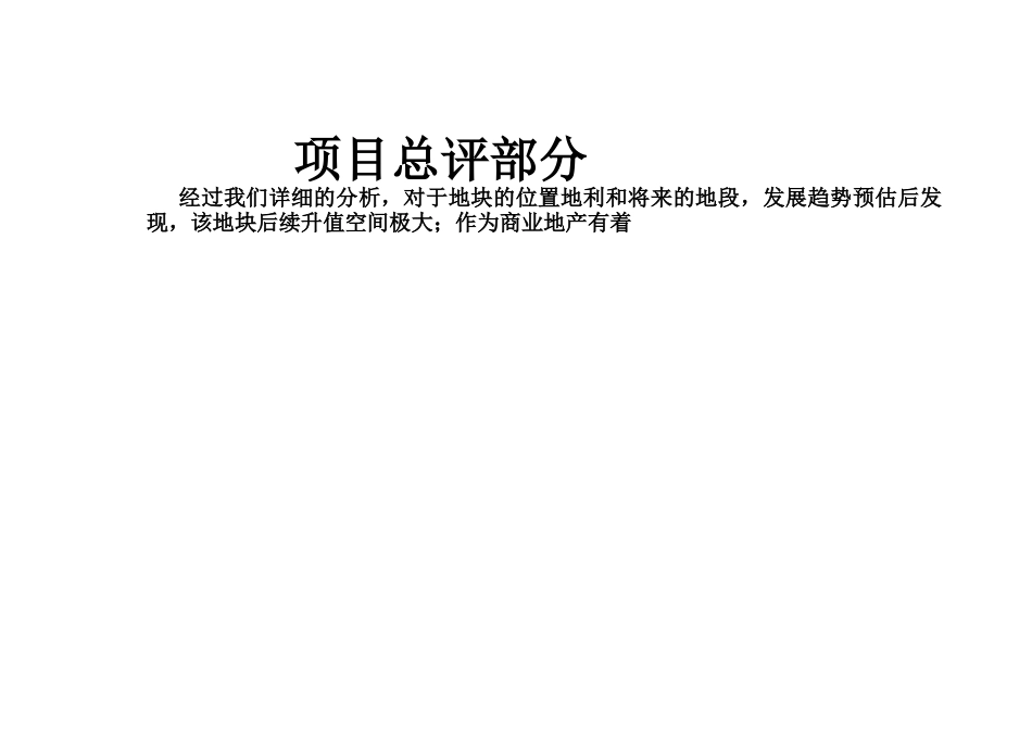 项目总体策划和定位分析报告_第3页