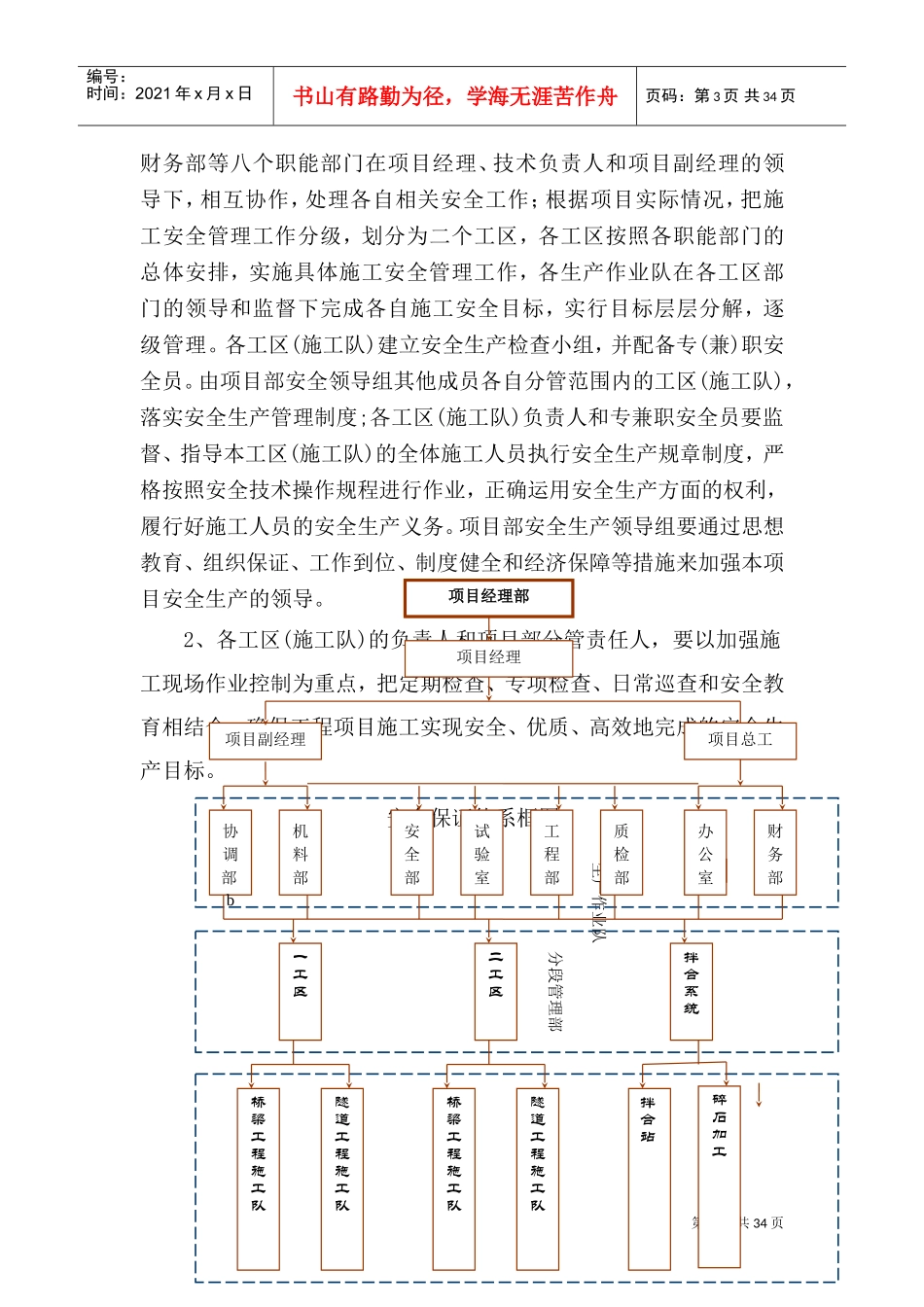 项目部安全生产管理实施细则(DOC38页)_第3页