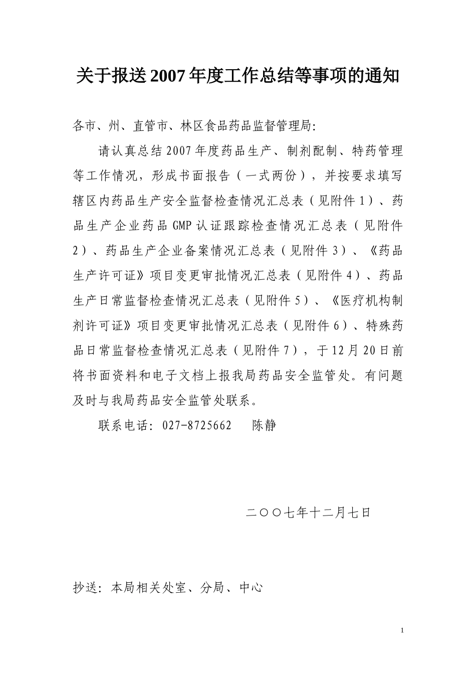 食品药品监督管理局工作总结表格_第1页