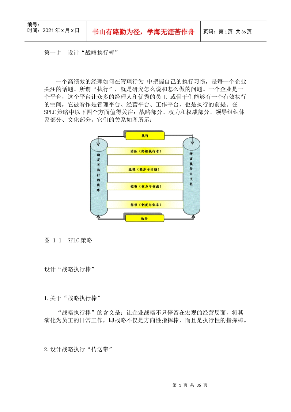 高效经理的12个执行习惯(DOCX 34页)_第1页