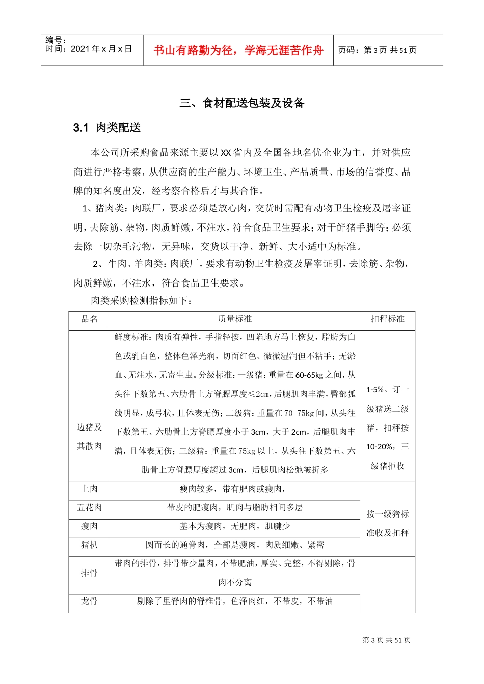 食材采购标准和配送服务方案(DOC52页)_第3页