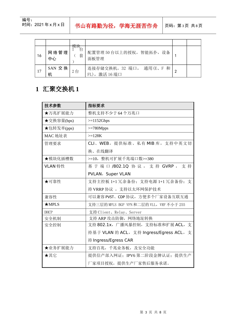 高新区管委会交换机采购及安装项目_第3页