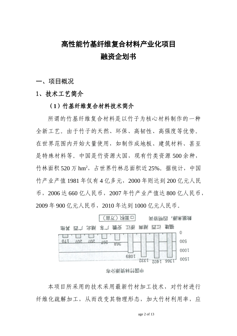 高性能竹基纤维复合材料产业化项目_第2页