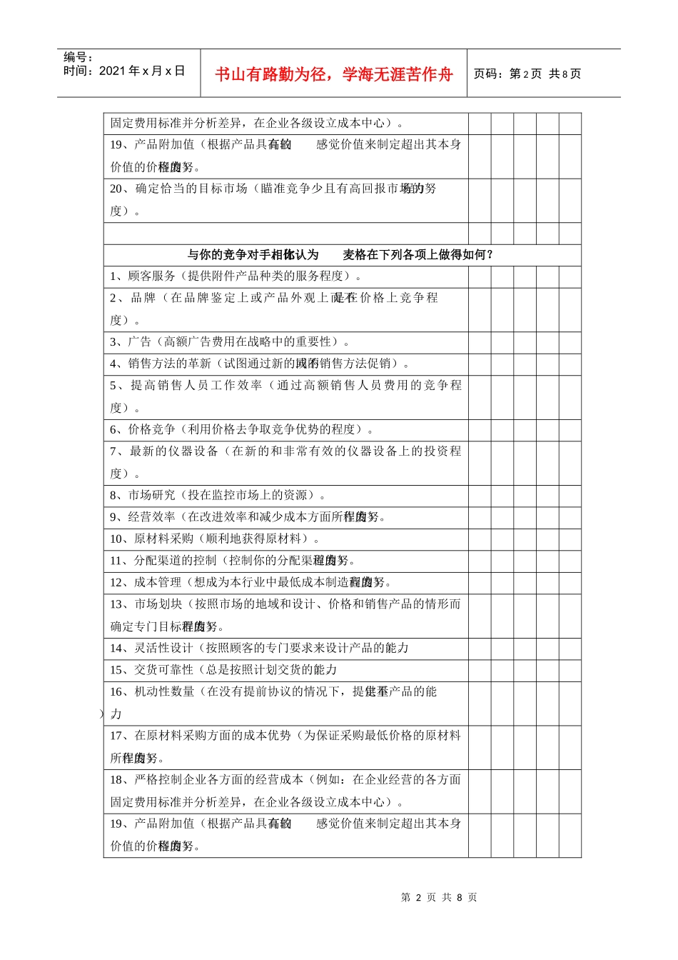 麦格-管理诊断问卷三_第2页