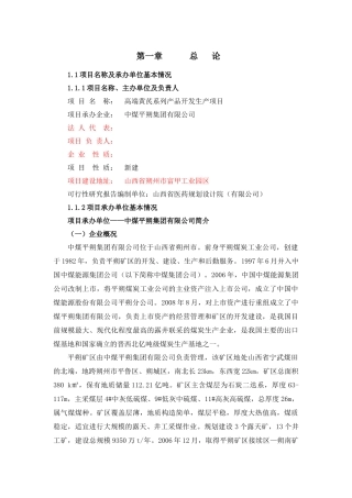 黄芪项目可研报告终稿