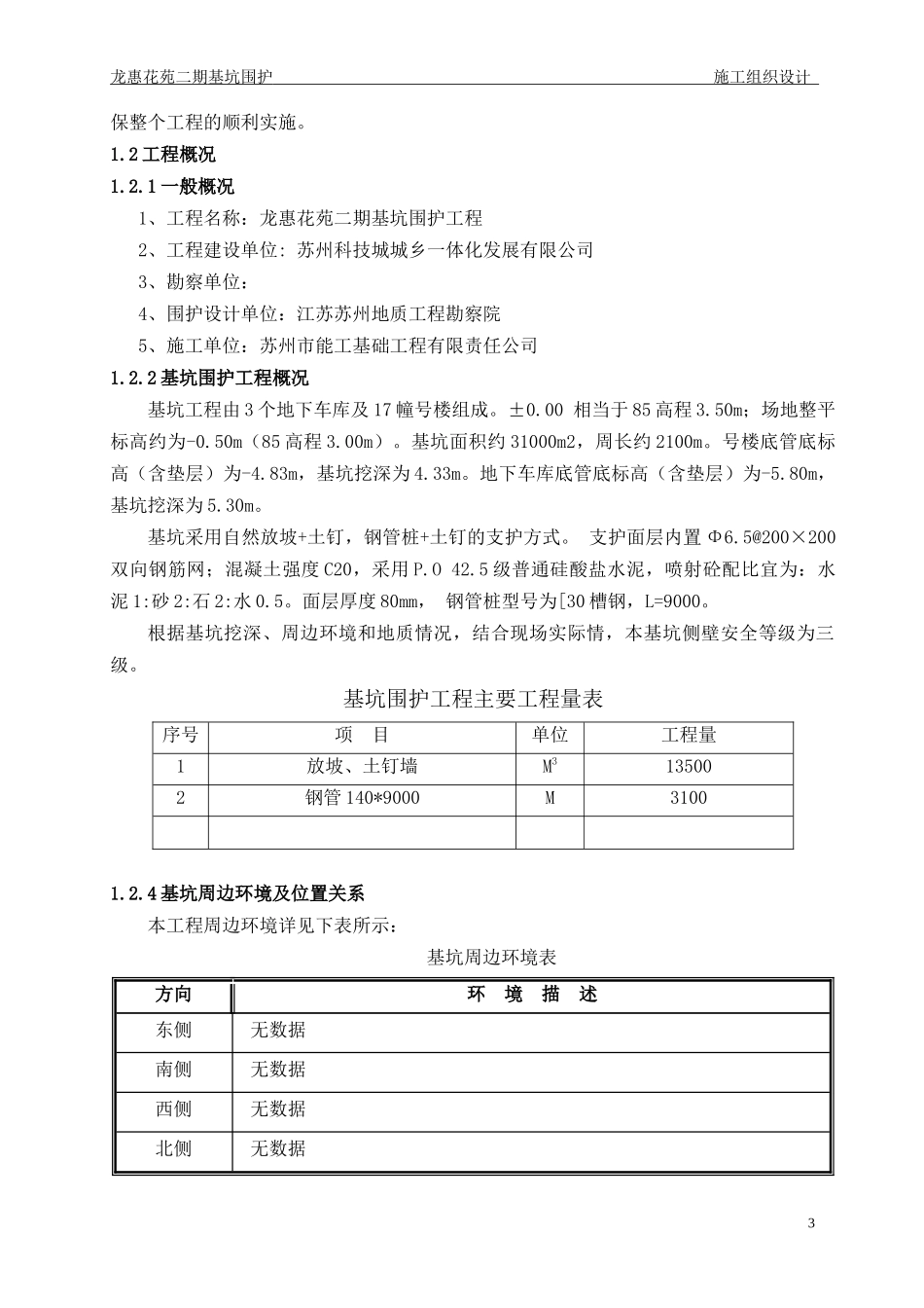 龙惠花苑-基坑围护施工组织设计_第3页