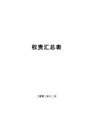 鲁艺公司权责划分表