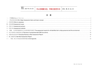风险评估手册(干散)