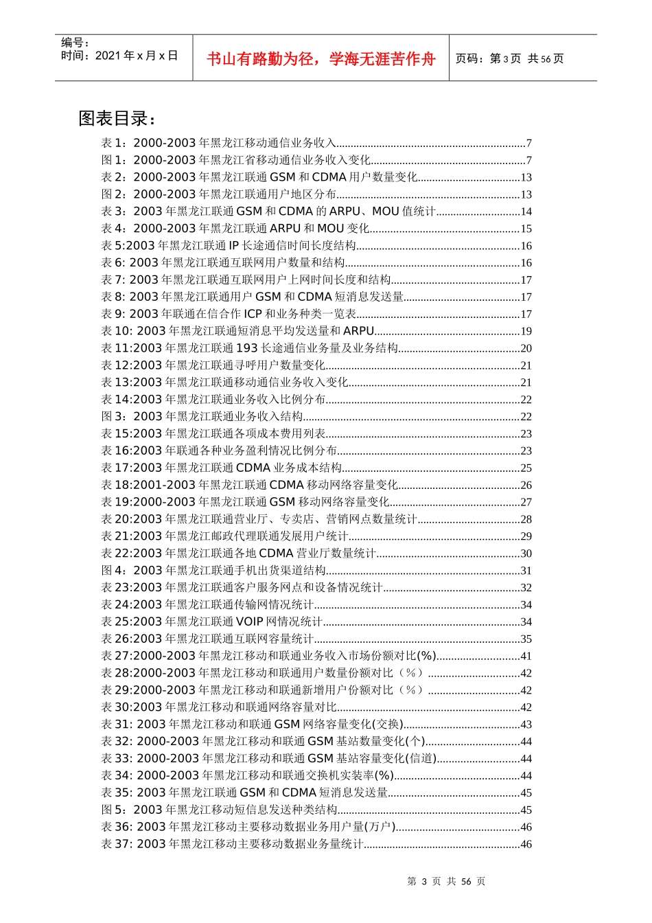 黑龙江联通分公司经营分析报告_第3页
