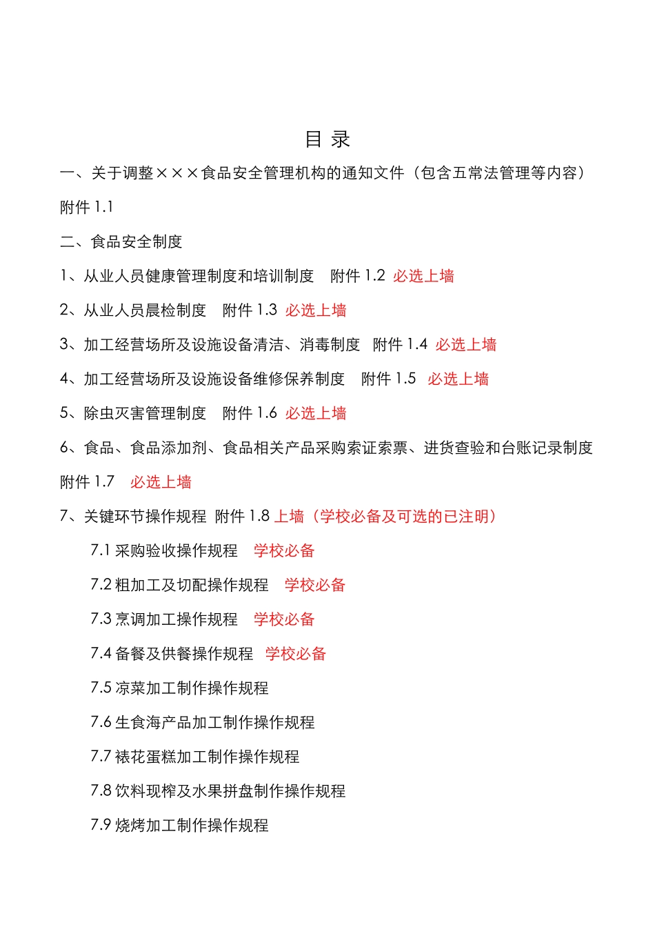 餐饮食品安全管理组织及制度_第2页