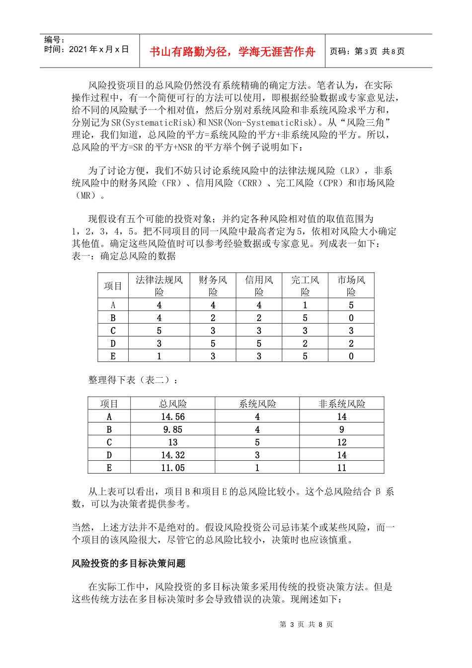 风险投资的项目评价_第3页