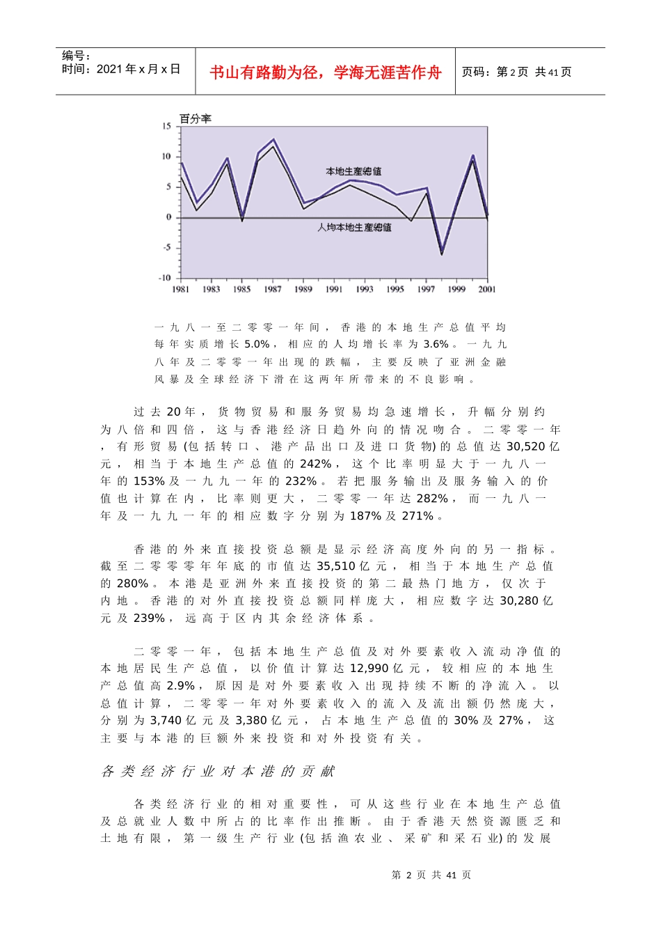 香港经济结构与发展_第2页