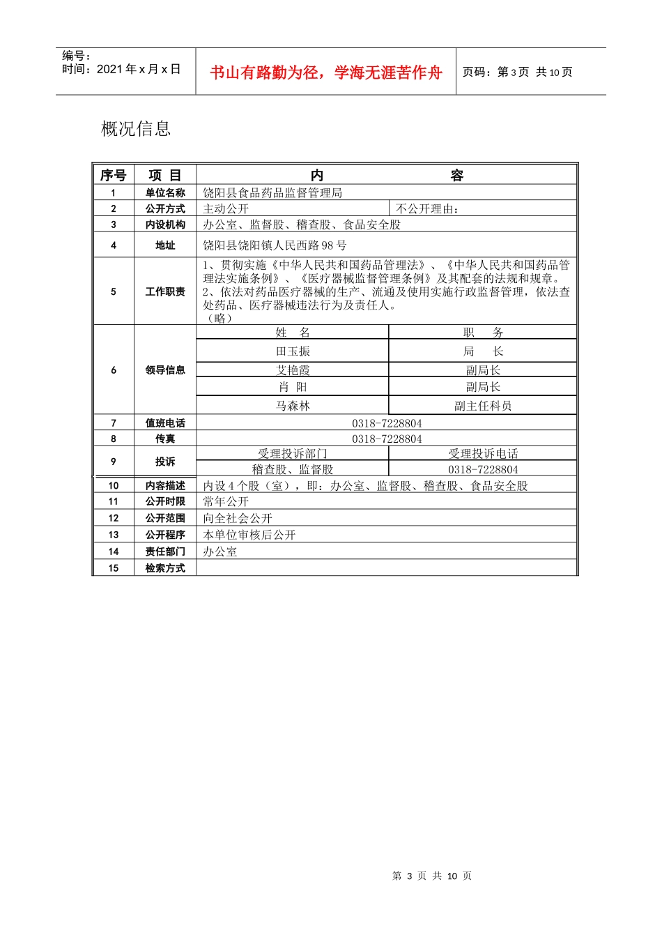 食品药品监督管理局工作总结_第3页