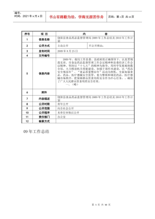 食品药品监督管理局工作总结