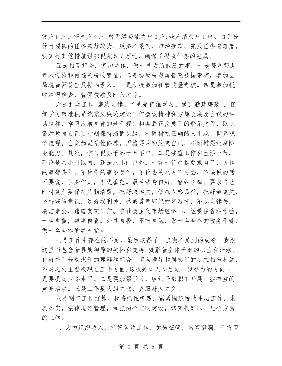 税务局2024年终总结报告_第3页