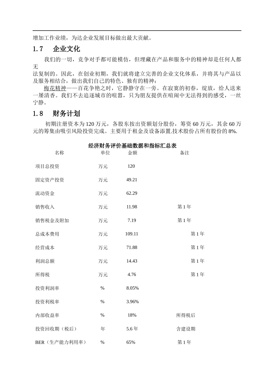 香香花馆创业计划书--wenlong.007_第3页
