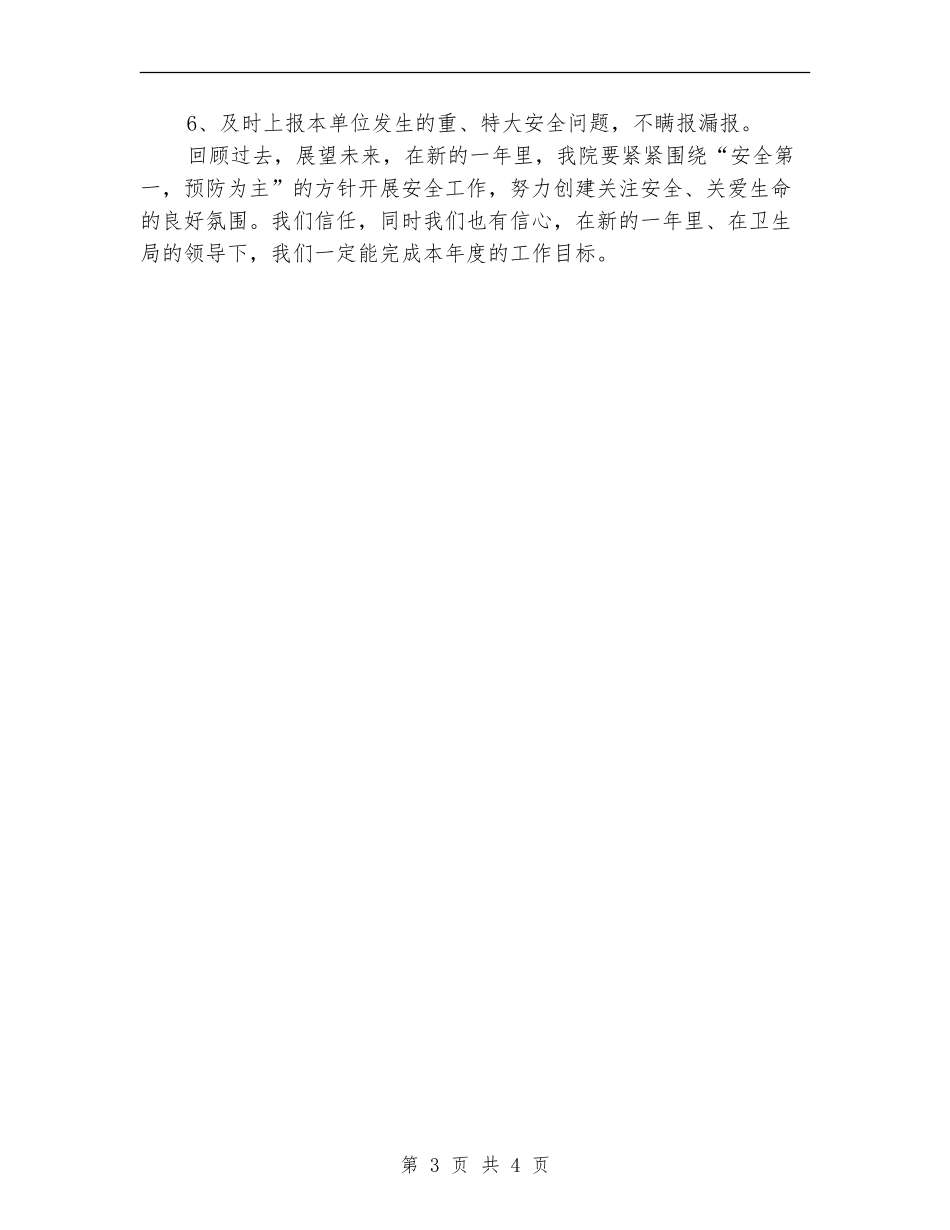 卫生院安全生产个人工作计划_第3页