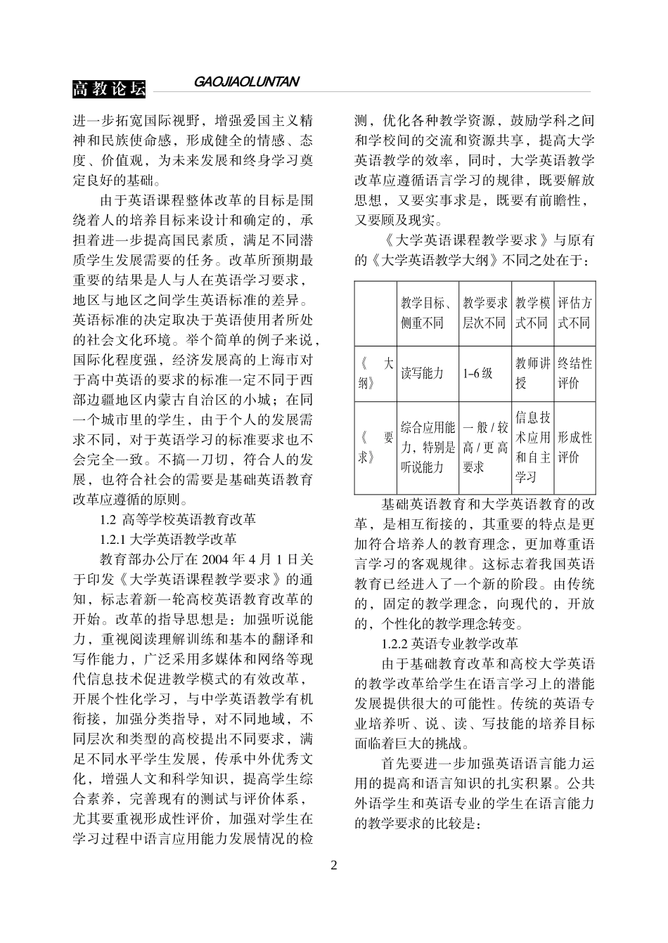 高校英语学科发展的国际化趋势_第2页
