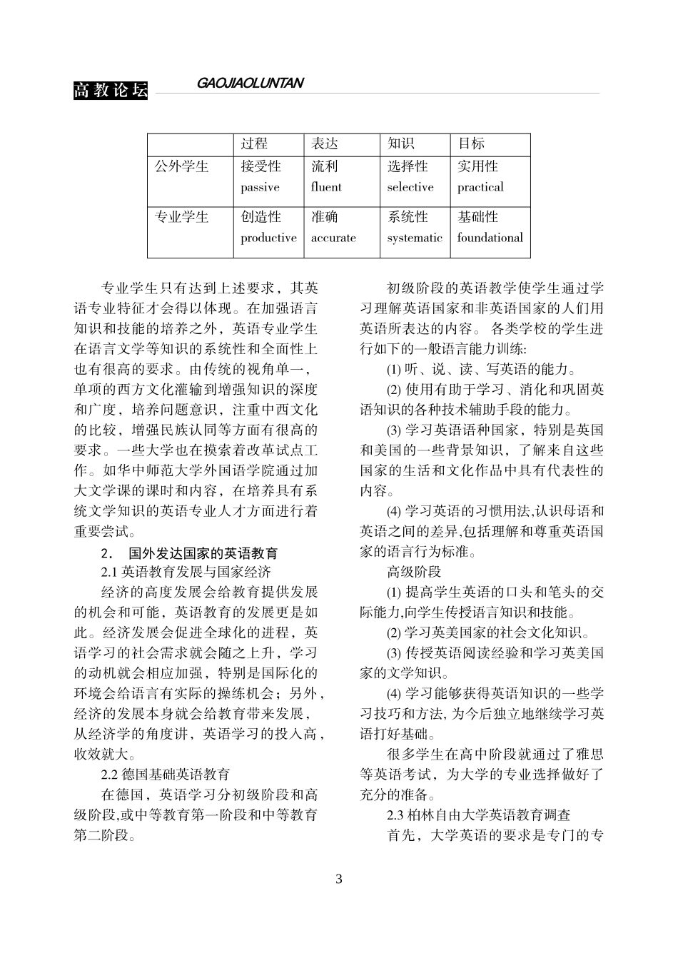 高校英语学科发展的国际化趋势_第3页