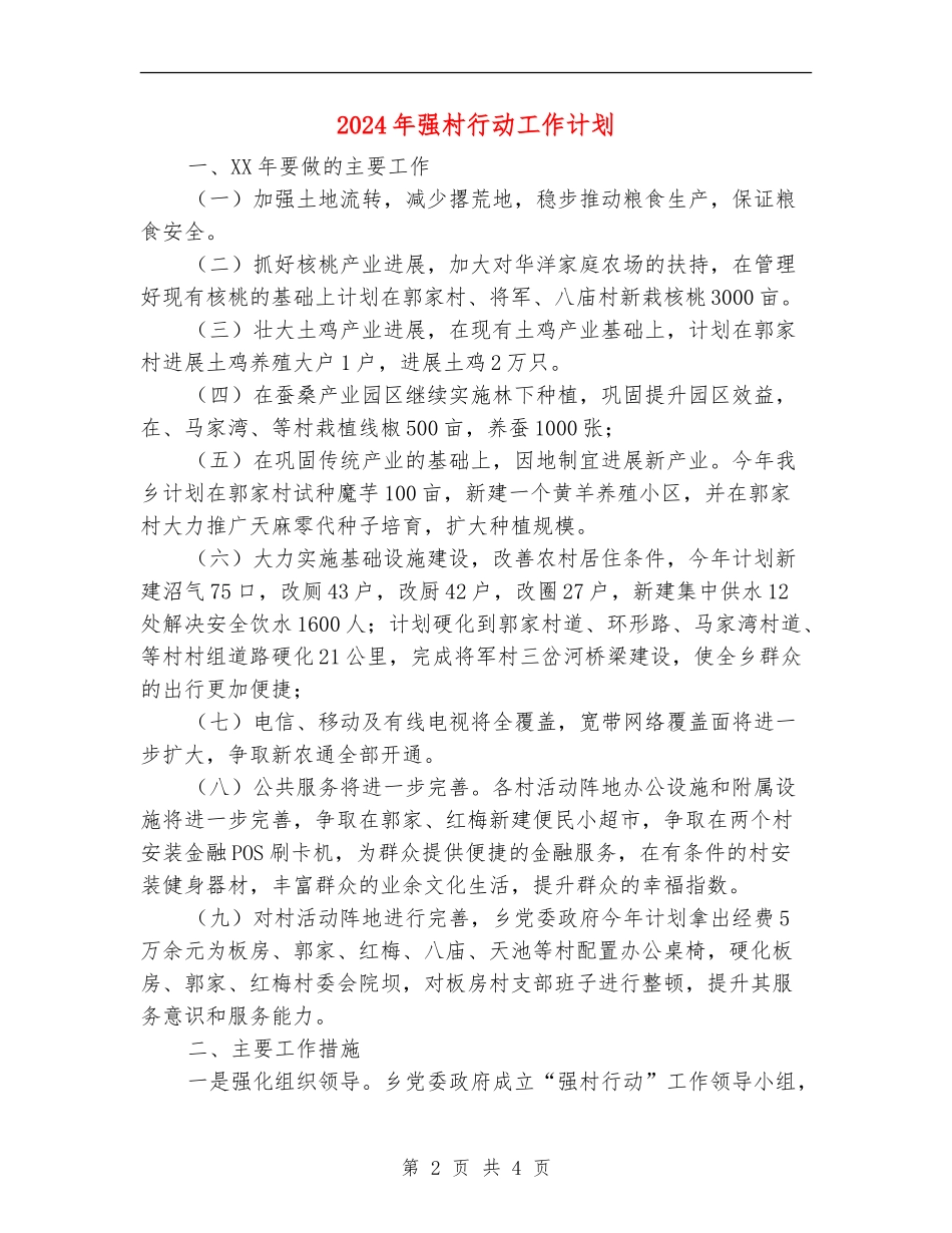 2024年强村行动工作计划_第2页