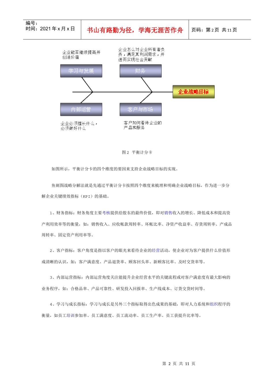 鱼刺图战略分解法在绩效管理中的应_第2页