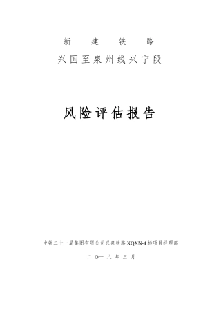 风险评估报告（DOC128页）