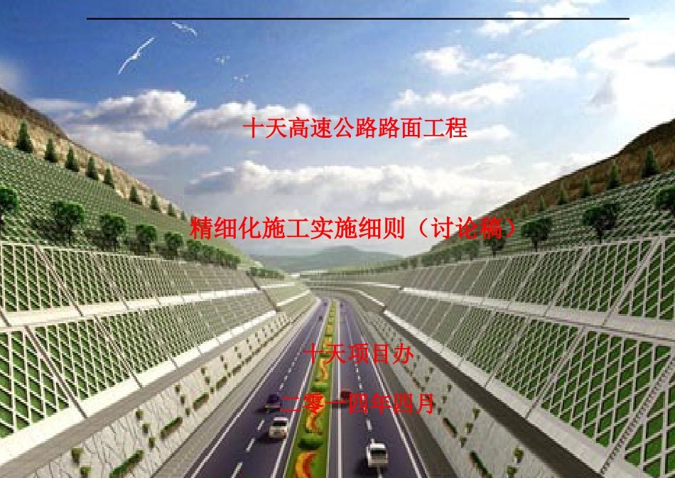 高速公路路面工程精细化施工实施细则_第1页