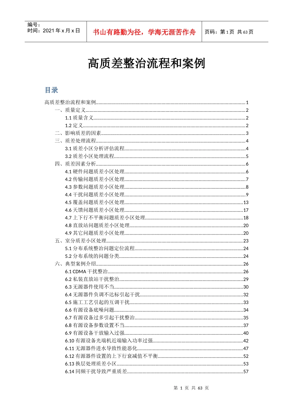 高质差整治流程和案例_第1页