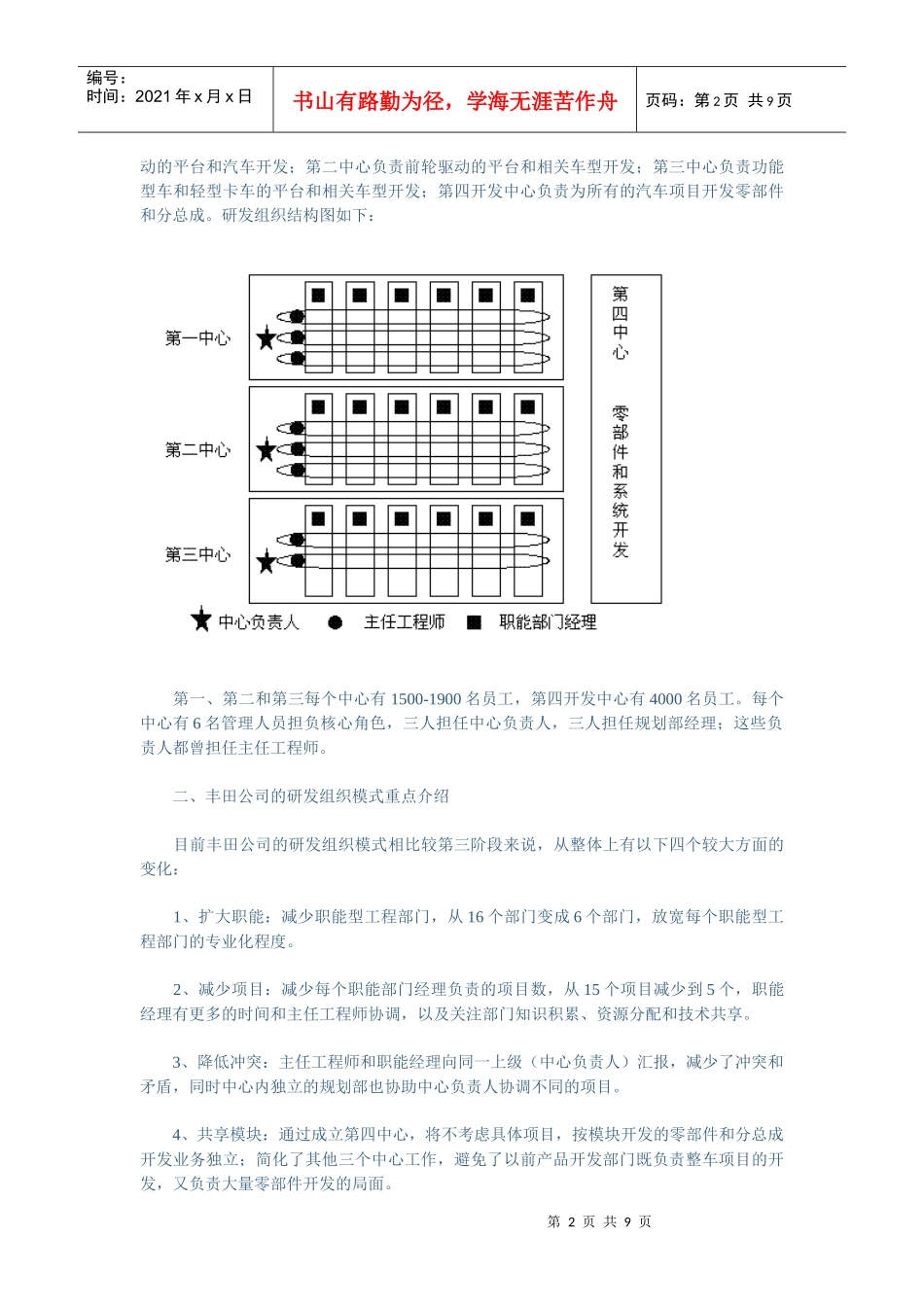 马自达及华为公司研发组织模式研究_第2页
