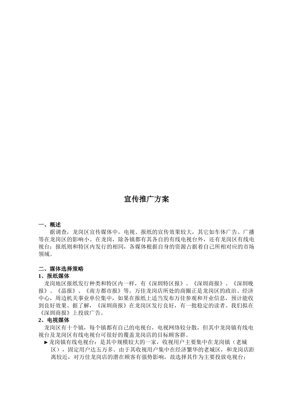 龙岗店开业策划方案_第2页