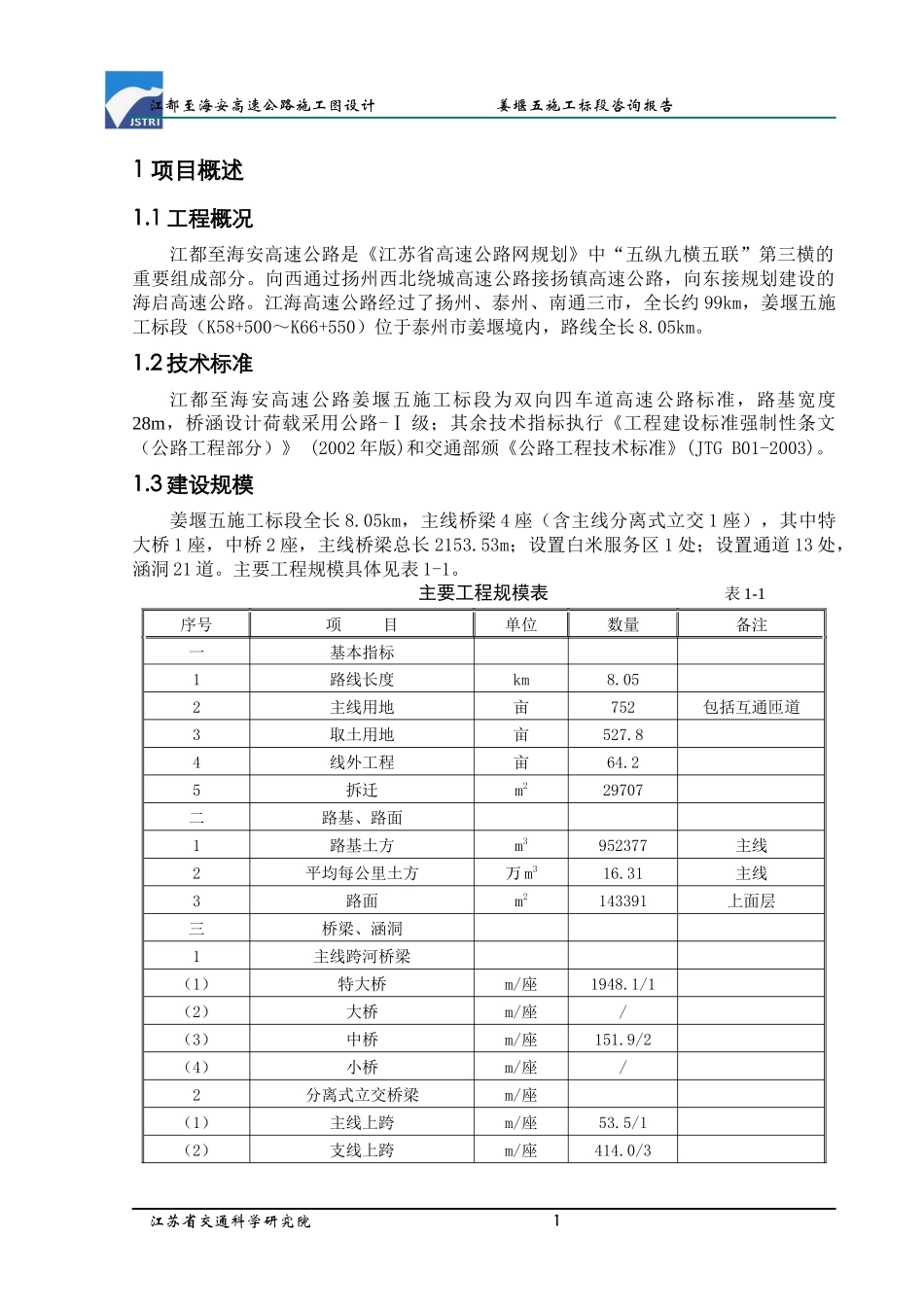 高速公路姜堰五标咨询报告汇总_第3页