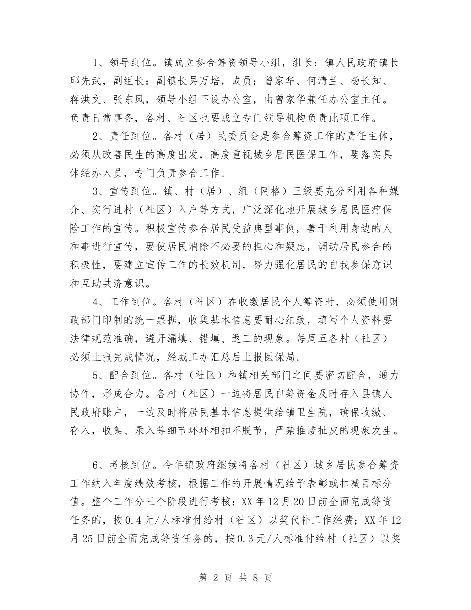 2024年城乡居民医疗保险工作实施意见与2024年城乡建设系统“安全生产月”和安全生产“xx行”活动方案汇编_第2页