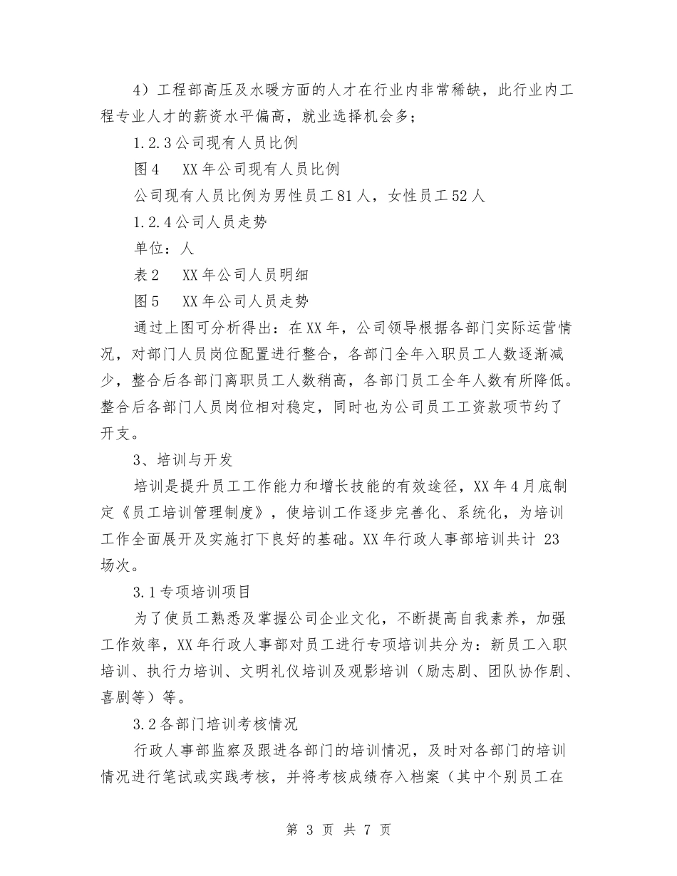 2024年行政部人事工作总结范文和2024年工作计划与2024年行政部助理试用期工作总结范文汇编_第3页