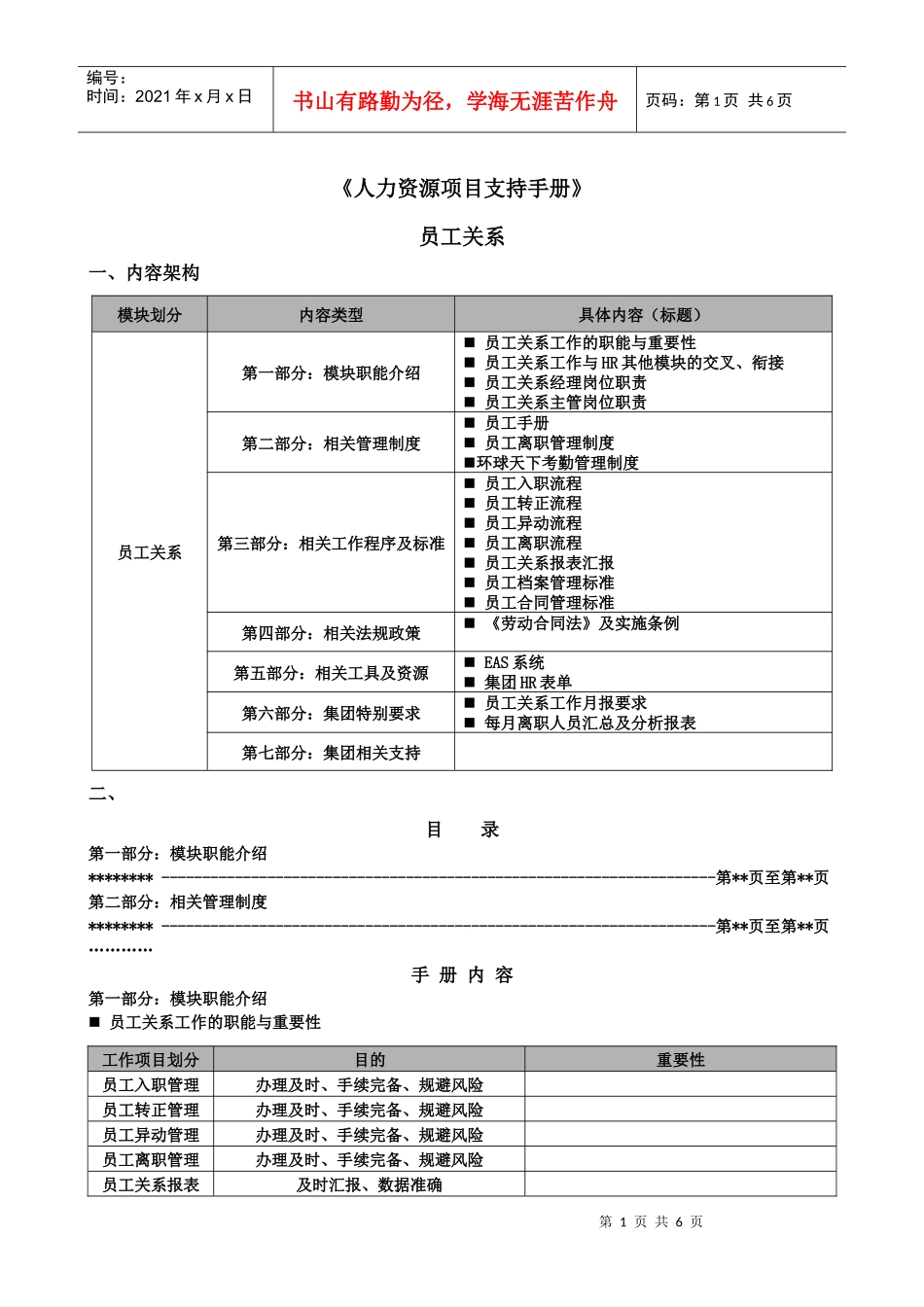 人力资源员工关系支持手册_第1页