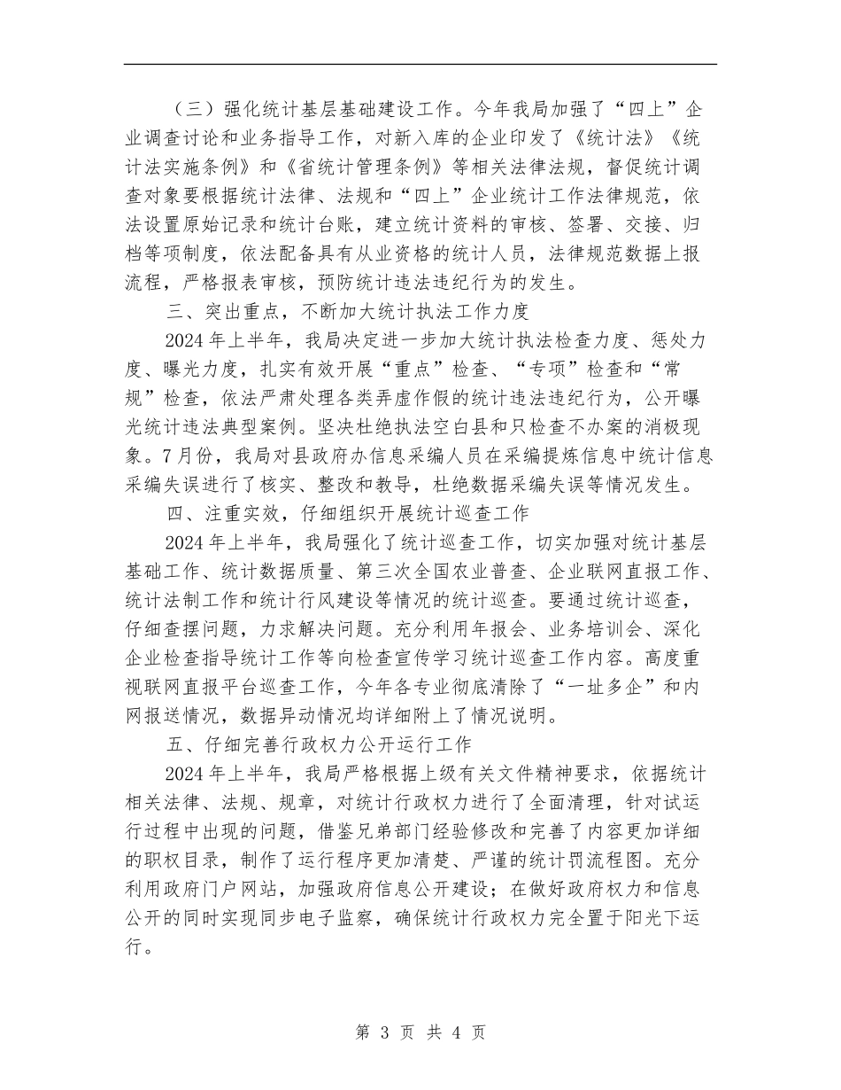 统计局依法治县半年工作总结_第3页