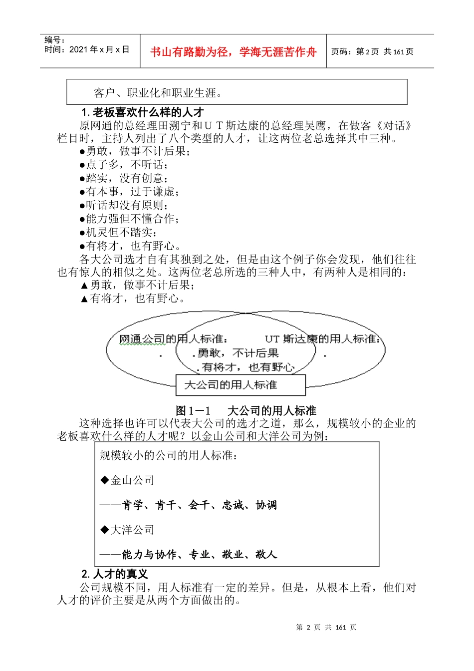 人力资源-2022XXXX0314企业员工职业化训练整体解决方案-学习笔记_第2页