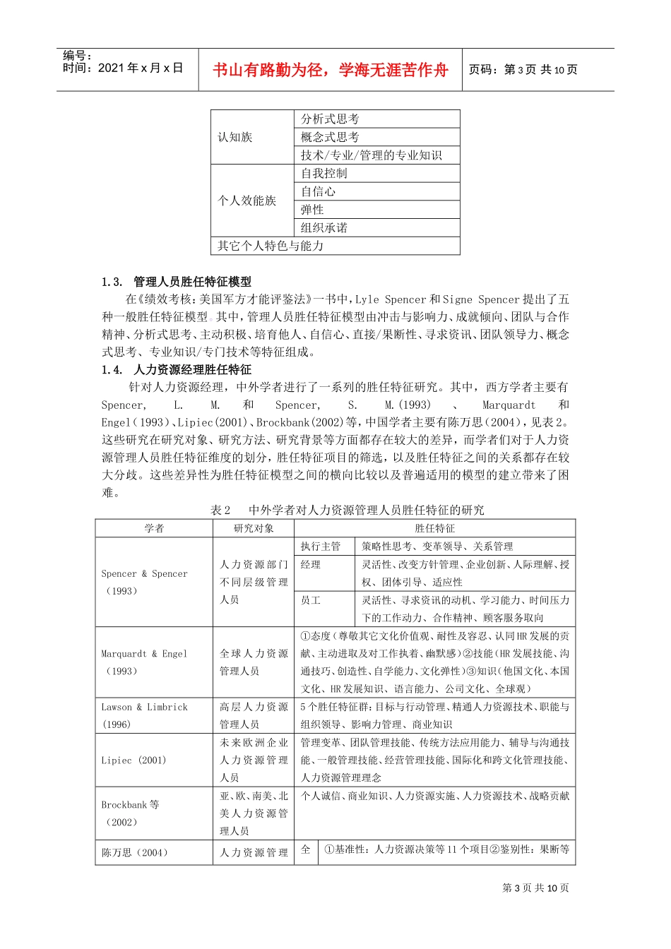 中美企业人力资源经理招聘广告分析_第3页