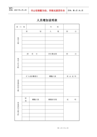 人员增加说明书