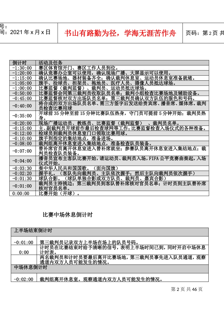 五人制足球裁判员工作手册_第2页