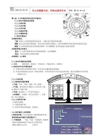 人与环境的界面及室内环境设计