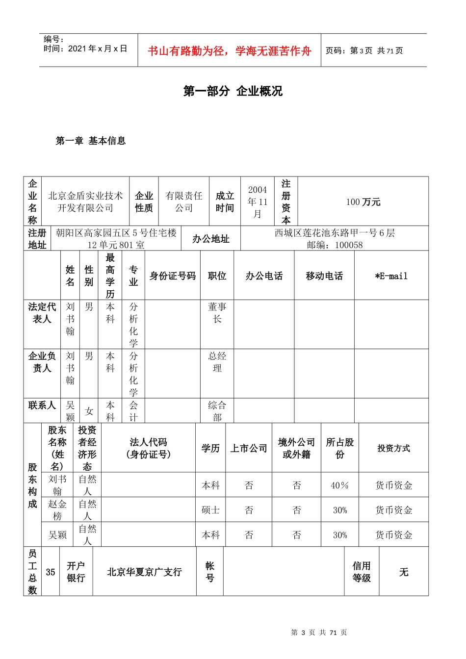 创业项目网上申报资料模板_第3页