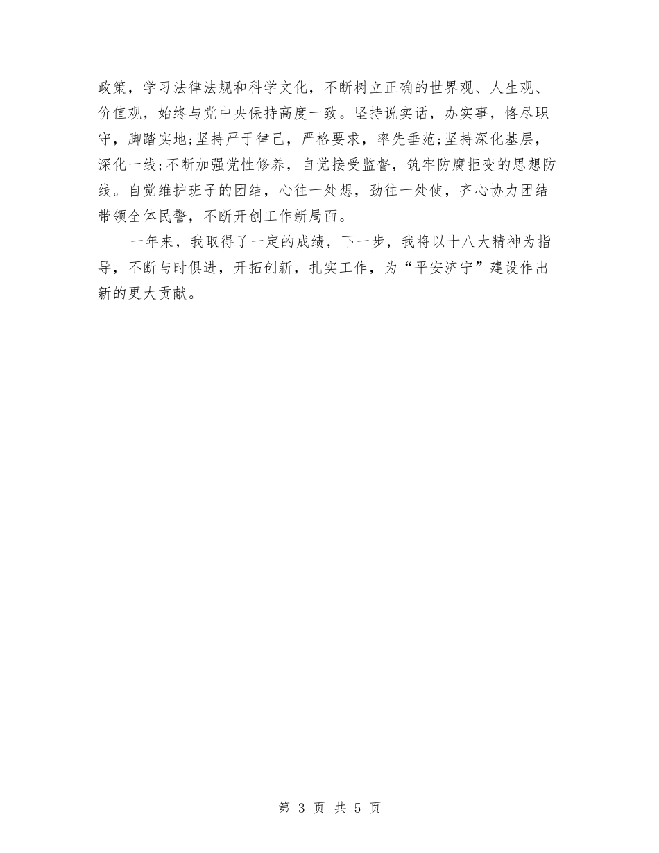 2024年警察年度工作总结最新与2024年警察年终工作总结汇编_第3页