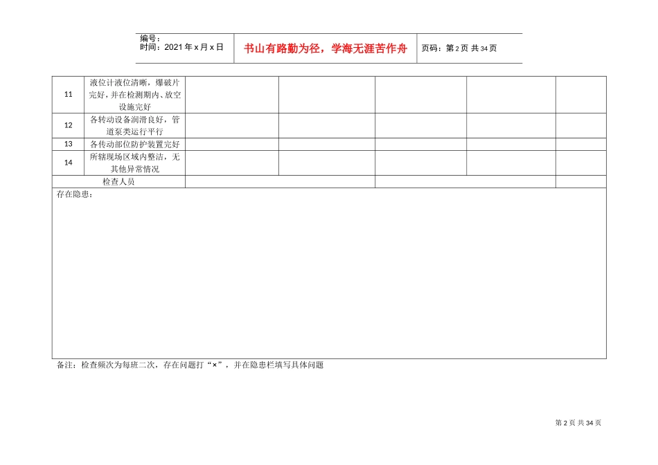 岗位检查表(DOC34页)_第2页