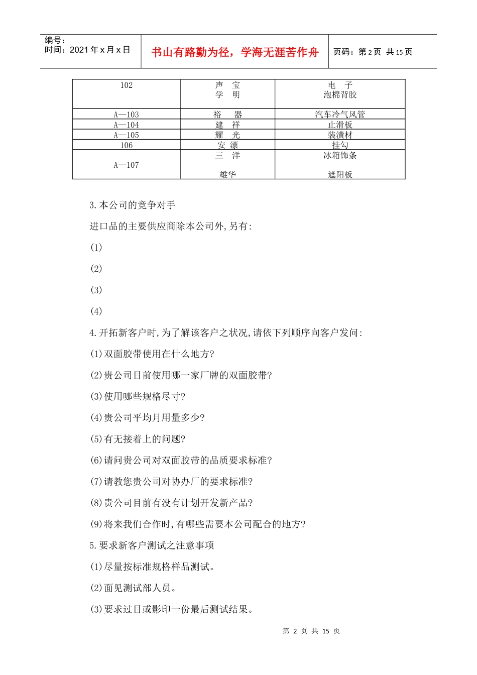 工业品工作人员教育训练_第2页