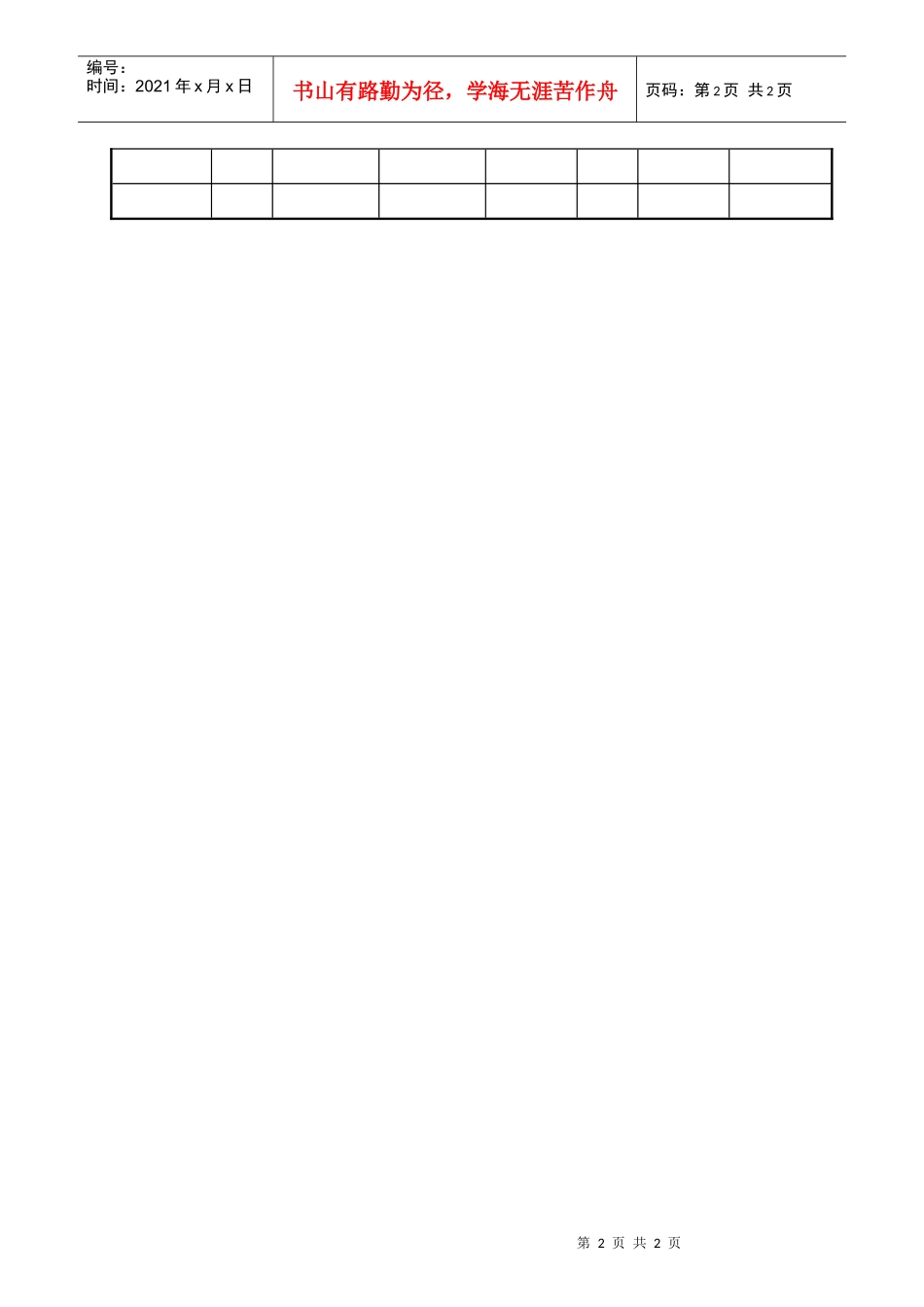 人力资源-2022626-27日绩效管理培训班报名表doc-一、前言_第2页